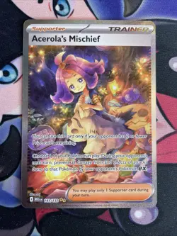 Acerola's Mischief Pokemon Mega Evolutions SIR 183/132 NM English - Image 1