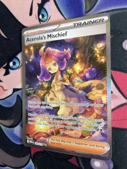 Acerola's Mischief Pokemon Mega Evolutions SIR 183/132 NM English - Image 3