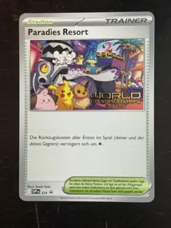 Pokemon Black Star Promo Paradise Resort SVP 224 German - Image 1