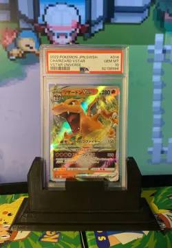 2022 Pokemon Charizard VSTAR Holo Pokemon 14/172 Japanese PSA Gem Mint 10 - Image 1
