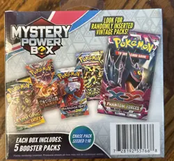 Pokemon Mystery Power Box Chase Pack Seeded 1:10 (5 Booster Packs) NEW SEALED - Image 3