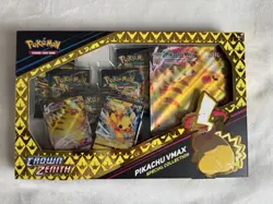 Pokemon TCG Sword & Shield Crown Zenith Pikachu VMAX Special Collection Box - Image 1