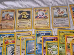 Near Complete Base Set 78 Different Unique Rare Common/Uncommon WOTC Pokemon - Image 5