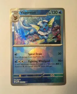 Vaporeon 022/131 (PokeBall Reverse) SV: Prismatic Evolutions Pokemon TCG NM - Image 2