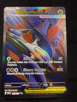 Pokemon TCG Mega Latias ex 163/132 Mega Evolution Ultra Rare NM - Image 1