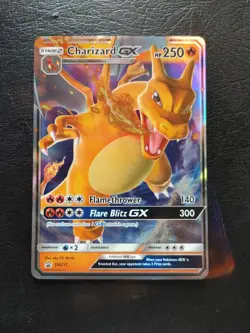 Pokemon TCG Charizard GX SM211 Hidden Fates Black Star Promo - Image 1