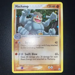 Pokemon TCG Machamp EX Legend Maker 9 Holo Holo Rare - Image 1