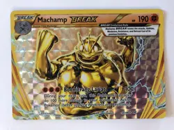 2016 Pokemon TCG Machamp BREAK 60/108 Evolutions Ultra Rare Holo - Excellent - Image 1