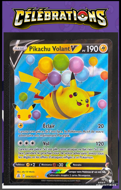 Carte Pokemon Pikachu Volant V 006/025 EB7.5 Celebrations 25 ans - Image 1