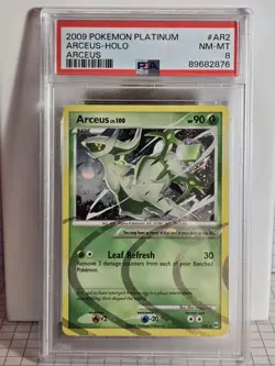 2009 Pokemon Platinum - Arceus Holo #AR2 & #AR7 - PSA 8 (zsho) - Image 1