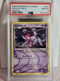 2009 Pokemon Platinum - Arceus Holo #AR2 & #AR7 - PSA 8 (zsho) - Image 3