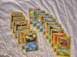 FOSSIL COMPLETE COMMON Set Lot Unlimited 1999 WOTC Vintage Pokemon NM EX - Image 1
