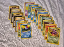 FOSSIL COMPLETE COMMON Set Lot Unlimited 1999 WOTC Vintage Pokemon NM EX - Image 2