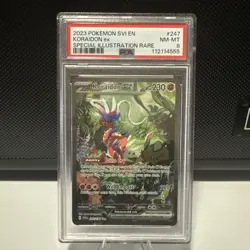 2023 POKEMON SVI EN-SCARLET & VIOLET #247 KORAIDON EX PSA 8 - Image 1