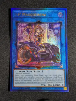Yugioh - I:P Masquerena RA02-EN042 1st Edition Prismatic Ultimate Rare NM - Image 1