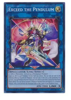 Yugioh Exceed the Pendulum AGOV-EN045 Super Rare 1st Ed NM - Image 1