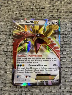 Pokemon TCG Ho-Oh EX Holo Card 92/122 XY Breakpoint Ultra Rare NM Condition - Image 1