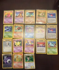 Pokemon Card Lot Includes First Edition Psyduck, Japanese Vintage, Holo 32 ct - Image 2