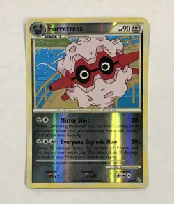 PokÃ©mon FORRETRESS Card 3/90 Reverse Holo Rare LP Undaunted Light Play TCG - Image 1