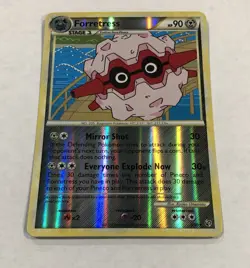 PokÃ©mon FORRETRESS Card 3/90 Reverse Holo Rare LP Undaunted Light Play TCG - Image 2