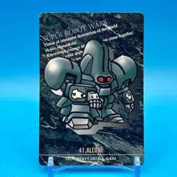 Allone Super Robot Wars TCG Trading Card Bandai Game Sunrise Japan #41 - Image 1