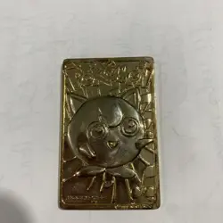 Jigglypuff Pokemon 23K Gold Plated Trading Card 1999 Burger King Limited Edition - Image 1