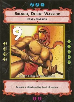 "Skendo Desert Warrior" - Xxxenophile CCG Card - Single - Image 1