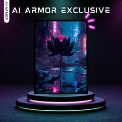 Cyberpunk Black Lotus - 100ct Matte TCG/MTG Card Art Sleeves - Image 3