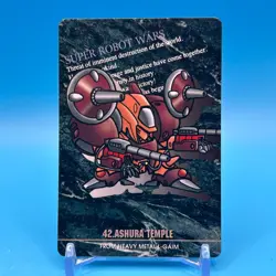 Ashura Temple Super Robot Wars TCG Trading Card Bandai Game BANPRESTO Japan #42 - Image 1