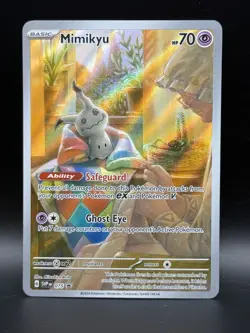 Sealed Pokemon Mimikyu 75 SV Scarlet & Violet Promo Card Holo Rare - Image 1