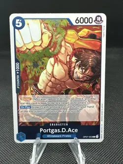 Portgas.D.Ace OP07-053 Rare 500 Years in the Future One Piece Card TCG Near Mint - Image 1