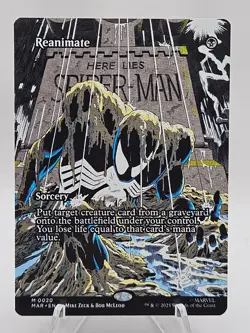 MTG Marvel's Spider-Man REANIMATE Borderless Mythic #0020 - Image 1