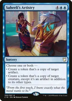 Saheeli's Artistry NM #100 Commander 2018 MTG - Image 1