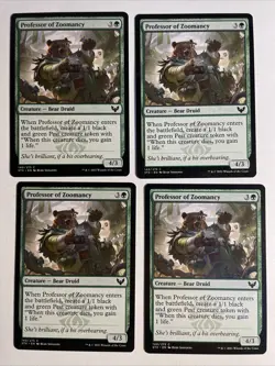 4x Mtg Strixhaven Professor Of Zoomancy NM/M Magic The Gathering - Image 1