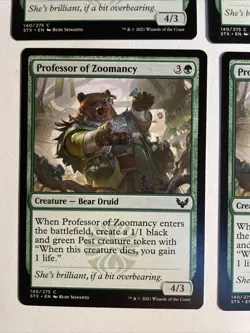 4x Mtg Strixhaven Professor Of Zoomancy NM/M Magic The Gathering - Image 2