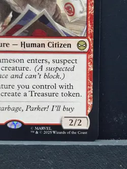 MTG J. Jonah Jameson Spider-Man NM SPM #0081 Rare Near Mint Magic The Gathering - Image 5