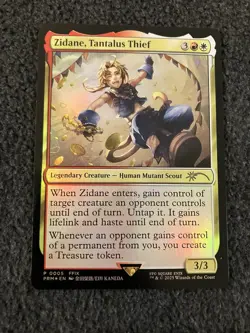 Magic The Gathering MTG - Zidane, Tantalus Thief Foil Promo - FIN - Image 1