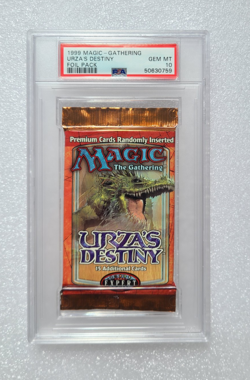 MTG PSA 10 GEM MINT Urza's Destiny Booster Pack 1999 Vintage Reserved List Magic - Image 1
