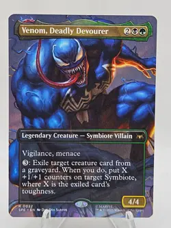 MtG Spider-Man: Venom, Deadly Devourer, Borderless M/NM SPE #0022 - Image 1