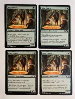 4x Mtg Core Set 2019 M19 Rhox Oracle NM Magic The Gathering - Image 1