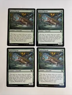 4x Mtg Strixhaven Spined Karok NM/M Magic The Gathering - Image 1