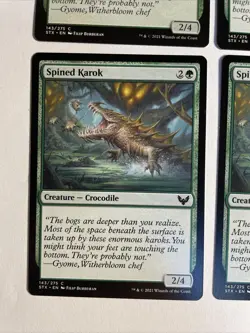 4x Mtg Strixhaven Spined Karok NM/M Magic The Gathering - Image 2