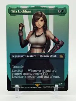 MTG Magic the Gathering Tifa Lockhart (391/764) Final Fantasy LP FOIL - Image 1