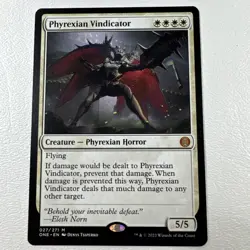 MTG - Phyrexian Vindicator - Mythic Regular #27 Phyrexia All Will Be One NM/MINT - Image 1