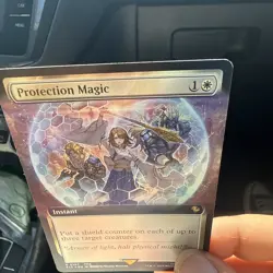 Protection Magic Extended Art Foil - FIC 0107 NM - MTG Magic - Image 2
