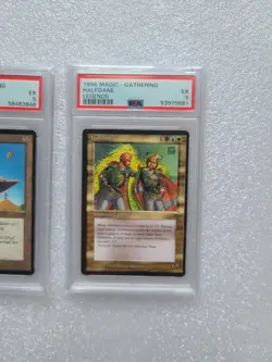 MTG 2 Legends 1994 PSA Graded Cards Halfdane & Al-abara's Carpet, Reserved List! - Image 3