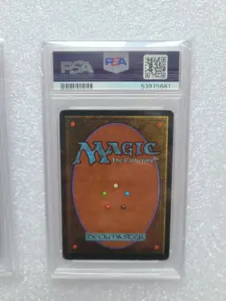 MTG 2 Legends 1994 PSA Graded Cards Halfdane & Al-abara's Carpet, Reserved List! - Image 5