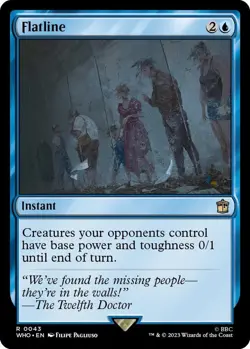 Flatline NM #43 Universes Beyond: Doctor Who MTG - Image 1