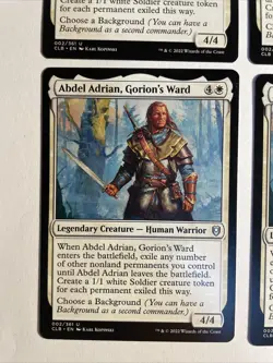4x Mtg Baldur's Gate Abdel Adrian, Gorion‘s Ward NM/M Magic The Gathering - Image 2