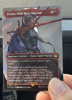 Firion, Wild Rose Warrior (Borderless) (Surge Foil) #531 Final Fantasy MTG - Image 1